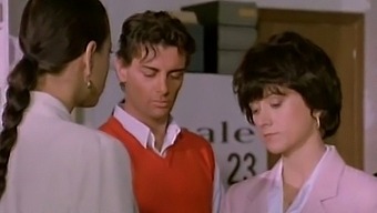 Italian Celebrity Gets Covered In Cum In Retro Porn