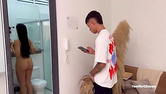 Stepson'S Surprise: Hidden Cameras And A Steamy Encounter