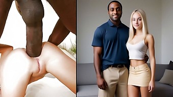 A Black Man With A Big Cock Stretches My Wife'S Ass In 3d